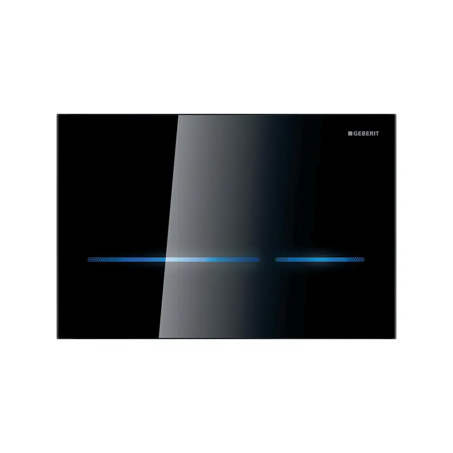 Betjeningsplate Sigma 80, sort glass