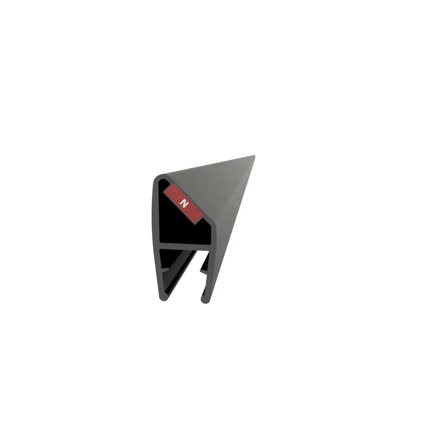 Magnetprofil glassfelt LIAM 90°