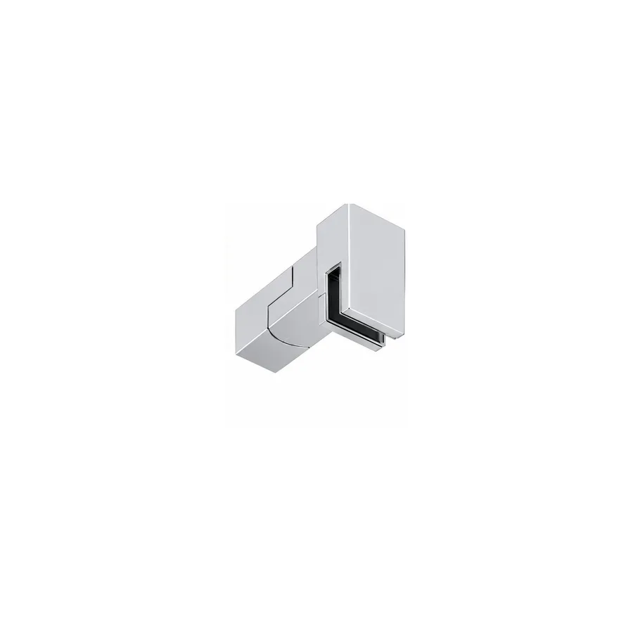 Glassbrakett universal Krom