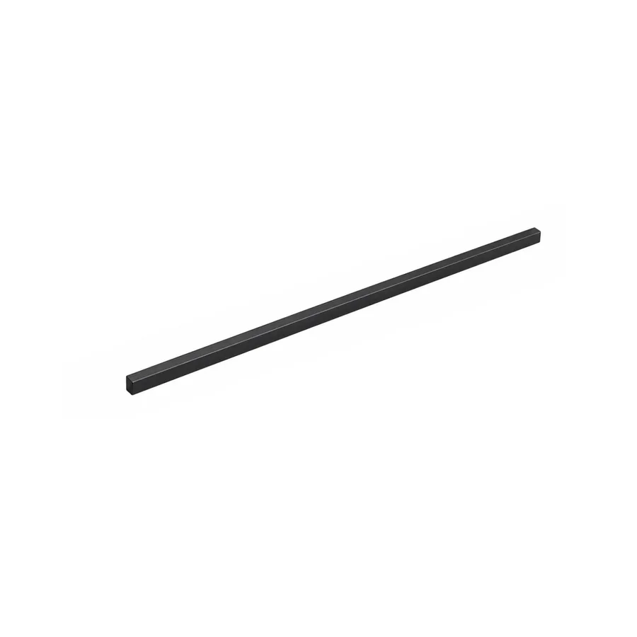 Støttestag hul profil 112cm Sort matt