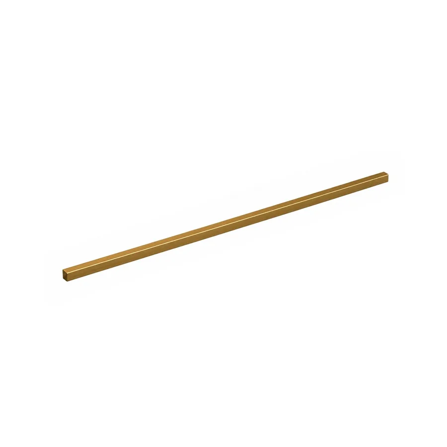 Støttestag hul profil 112cm Børstet messing