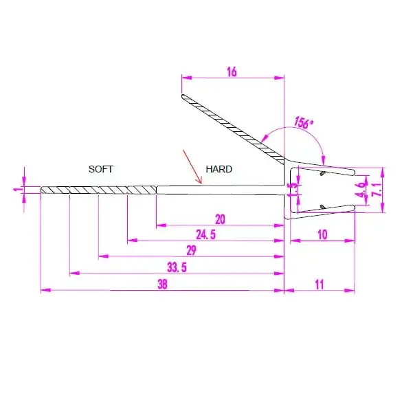 Subbelist rivbar rett Brage