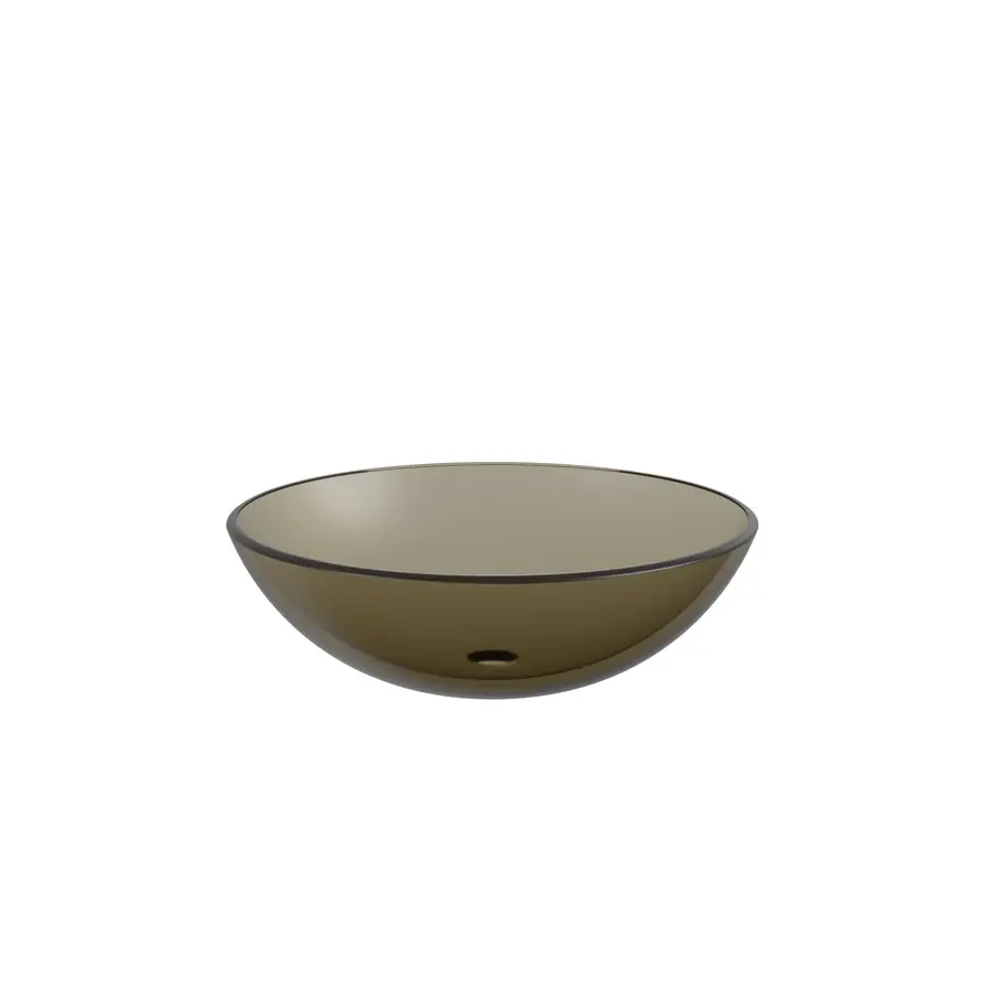 Bolleservant Ø380 bronse glass